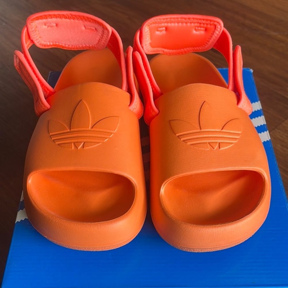 adidas Blue Shoe Box with Product Label